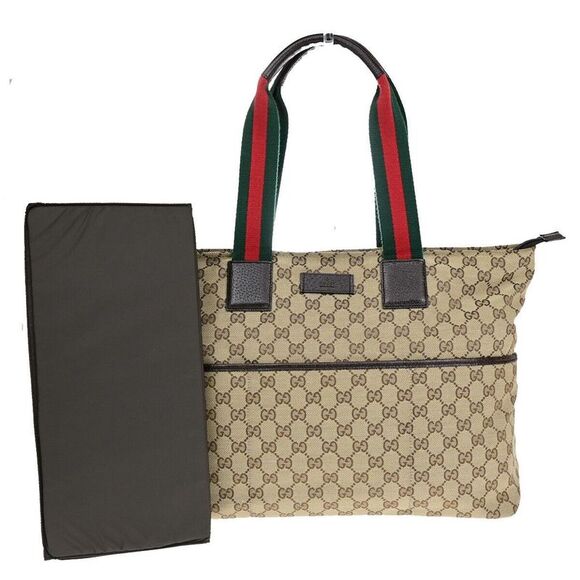 Gucci Ophidia Brown Canvas Shoulder Bag (Pre-Owned) - Picture 11 of 16